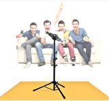 Coverzone Tablet Stand 2 Metre Uzunluğunda Açısı ve Boyu Ayarlanabilir Okul iş ofis Konferans ve Sunum Kullanımına Uygun 20-32 cm Açılır Esnek Kelepçe TR50