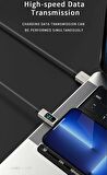 Coverzone iPhone ile Uyumlu PD20W Hasır Kablo Type-C To Lightning Digital Led Ekranlı Data Kablo 1.2 Metre LS20CL