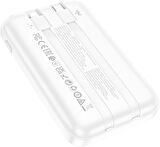 Borofone Powerbank Hem Kablolu Hem Kablosuz Şarj Destekli Güç Bankası Led Göstergeli Spencer PD20W 10000mAh Wireless Charging iPhone Uyumlu Android Uyumlu BJ26