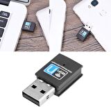 AC - Wifi 5 2.4 GHZ 300 Mbps Mini Usb Wireless Kablosuz Wifi Ap Adaptörü Dongle Wlan Alıcı