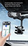 Coverzone Profesyonel Araç İçi Telefon Tutucu Ergonomik Tasarım Rahat Kullanım Dikiz Aynasına Montaj 360 Derece Dönebilen Cep Telefonları İçin Uygundur 2019T