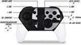  Coverzone PC Uyumlu Controller Switch Pro Uyumlu Kablosuz Oyun Kolu Kumanda Kablolu ve Kablosuz Joystick Gamepad HAC013