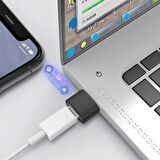 Coverzone USB 2.0 to Type-C adaptörü USB Erkek Tip-c Dişi USB A to USB C Dönüştürücü (RT8-A)
