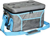 Coverzone Katlanabilir İzolasyonlu Kamp Çantası Omuz Askılı Taşıması Kolay Kamp Tatil ve Gezilerde Kullanıma Uygun 30 Litre