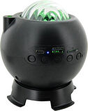 Coverzone Galaksi Gökyüzü ve Yıldızları Yansıtan Gece Lambası Hoparlör Özellikli LED Rgb Işıklı Telefon ile Bluetooth Bağlantı RGB Starry Sky Light Speaker CH-M25