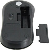 Coverzone Kablosuz Mouse Dizüstü Bilgisayar ve Pc ile Uyumlu Ayarlanabilir 3 Farklı DPI, USB Dongle Bilgisayar Faresi G03 - Siyah Renk
