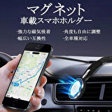 Coverzone Araç İçin Telefon Tutucu Mıknatıslı Güçlü Kavrama 360 Derece Dönebilen Kullanımı Kolay Handsfree Magnetic Holder RT-202