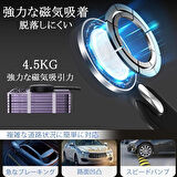Coverzone Araç İçin Telefon Tutucu Mıknatıslı Güçlü Kavrama 360 Derece Dönebilen Kullanımı Kolay Handsfree Magnetic Holder RT-202