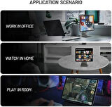 Coverzone Profesyonel Tablet Stant iPad Pro 11 inç ile Uyumlu iPad Pro 12.9 Inç ile Uyumlu M1/M2 4. Nesil Ve 5. Nesil Uyumlu Magnetic/Mıknatıslı Ayarlanabilir Tablet Standı MGN-20