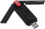 Coverzone Wireless Adaptör Wifi 6 Ağ Kartı Masaüstü Bilgisayar Pc ile Uyumlu 2,4G 5G Destekler Usb 3.0 Dual Band Usb Adapter 2,4Ghz-5,82Ghz AX1800