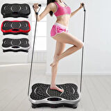 Coverzone Titreşim Güç Plakaları, Bluetooth Hoparlörlü, 5 Program Modu, 2 Direnç Bandı, Titreşim Fitness Eğitmeni, Kilo Kaybı ve Vücut Tonlaması için 150 kg Max Yük M2009