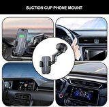 Coverzone Ağır Vasıta Araçlar için Araç Tutucu Kamyon Tır Otobüs Ekskavatör Ergonomik Tasarım Telefon Tutucu 4 ve 7.2 inç SJ-006