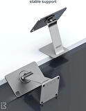 Coverzone Profesyonel Tablet Stant iPad Pro 12.9" ile Uyumlu 4. 5. Nesil Uyumlu Magnetic/Mıknatıslı Tablet Standı Magstand ID-MST-2-GY