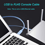 Coverzone 1.8 Metre Usb to Rj45 Kablo USB-A to Rj45 Veri Kablosu Dönüştürücü USB to Ethernet/LAN Kablo