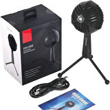 Coverzone RGB Profesyonel Stüdyo Mikrofon Kayıt Frekans aralığı: 50Hz – 16kHz Condenser Masaüstü Canlı Yayın Mikrofonu PC USB, Oyun, Podcast, Kayıt, Yayın, Mac, Windows ile Uyumlu GM-888