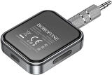 Coverzone Wireless Bluetooth 5.3 3.5mm Jack Aux Araç Ses Aktarım Kiti Adaptör Bluetooth Çevirici Araba Hoparlör Kulaklık için Taşınabilir Kablosuz Ses Araç Kitleri Adaptörü BC55