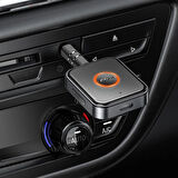 Coverzone Wireless Bluetooth 5.3 3.5mm Jack Aux Araç Ses Aktarım Kiti Adaptör Bluetooth Çevirici Araba Hoparlör Kulaklık için Taşınabilir Kablosuz Ses Araç Kitleri Adaptörü BC55