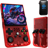 Coverzone 4 inç IPS Ekranlı 720*720 Çözünürlük Oyun Konsolu Retro Arcade Oyun Makinesi 64Gb TF Kartlı Nostalji Atari Oyun Konsolu R36MAX