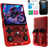 Coverzone 4 inç IPS Ekranlı 720*720 Çözünürlük Oyun Konsolu Retro Arcade Oyun Makinesi 64Gb TF Kartlı Nostalji Atari Oyun Konsolu R36MAX