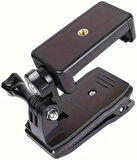 Coverzone Klipsli Telefon ve Aksiyon Kamera Tutucu ve Askı Gezi Seyahat ve Sürüşlerde Kullanmak için Klipsli Kayıt Aparatı Cep Telefonu Tutucu (Tüm modeller İle Uyumlu) BS-90X