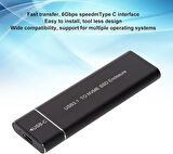 Coverzone M2 SSD Harici Okuyucu ve Yazıcı 10 Gbps Type-C Harici Bellek Kart Okuyucu NVME - NGFF/USB 3.1-3.2 CHC-M2 - ZR965