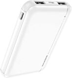 Coverzone Borofone 5000mAh, Dual input, Dual Output Güç Bankası Powerbank iPhone ile Uyumlu Şarj Seviyesi Led Göstergeli Kompakt ve Modern Tasarım BJ34