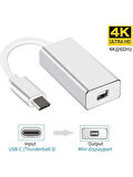 CoverZone Type-C To Mini Display Adaptör Tip C - Mini Dp Dönüştürücü MacBook Pro Uyumlu ile ZR125