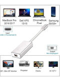 CoverZone Type-C To Mini Display Adaptör Tip C - Mini Dp Dönüştürücü MacBook Pro Uyumlu ile ZR125