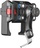 Coverzone Motosiklet ve Scooter için Dikiz Ayna Uyumlu Telefon Tutucu Orijinal Malzeme Yüksek Kalite Universal Modellere Uyumlu Kolay Kurulum PB11 Plus
