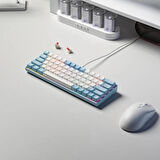 Coverzone ZIFRIEND Türkçe Q Tuş Dizilimi RGB Mekanik Oyuncu Klavye - Kırmızı Switch T62