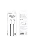 Borofone iPhone ile Uyumlu 60W Şarj ve Data Kablo Type-C To Type-C - 1 Metre - BX103