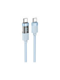 Borofone iPhone ile Uyumlu 60W Şarj ve Data Kablo Type-C To Type-C - 1.2 Metre - BU46