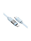 Borofone iPhone ile Uyumlu 60W Şarj ve Data Kablo Type-C To Type-C - 1.2 Metre - BU46