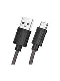 Borofone iPhone ile Uyumlu 3.0A Şarj ve Data Kablo USB To Type-C - 1 Metre - BX52