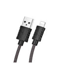 Borofone iPhone ile Uyumlu 2.4A Şarj ve Data Kablo USB To Lightning - 1 Metre - BX52