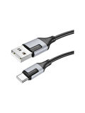 Borofone iPhone ile Uyumlu 3.0A Şarj ve Data Kablo USB To Type-C - 1 Metre - BX101