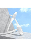 Borofone İphone Ile Uyumlu 2.4a Şarj Ve Data Kablo Usb To Lightning - 1 Metre - Bx101