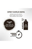 Akrilik Kahve Sprey Boya 400 ml - Ral 8016