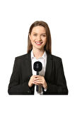 1TX Kablosuz Mikrofon - El ve Yaka Tipi, 50m, 2.4GHz, Tak-Çalıştır, Röportaj & Canlı Yayın