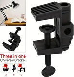 Coverzone Masa Lambası - 3 Farklı Montaj Seçeneği, Ayarlanabilir Açı, 3 Eklemli, Çalışma Masası Işığı SY-444