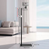 Coverzone Ayarlanabilir Projektör Sehpası TY06 - 360° Döner, Teleskopik 90–126cm, Şık ve Dayanıklı Tripod