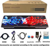 Coverzone Retro Oyun Konsolu 29800 Oyunlu, Tek & 2 Kişilik, 2GB DDR3, 76x25cm, Atari Salonu | LY1911