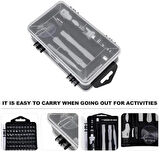 Coverzone 115 Parça Onarım Seti - Hassas Tornavida, Krom Vanadyum Çelik, Ergonomik Saplı Takım | TTS-115