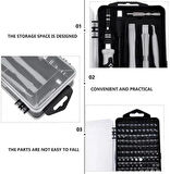 Coverzone 115 Parça Onarım Seti - Hassas Tornavida, Krom Vanadyum Çelik, Ergonomik Saplı Takım | TTS-115