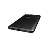 Coverzone Xiaomi Redmi 14C ile Uyumlu Silikon Kılıf Kamera Korumalı Karbon TPU Brimstone Ultra Slim Fit Delux Gri