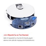 Yui S7 Plus Akıllı Çöp İstasyonlu Robot Vacuum & Mop Süpürge Beyaz(YUI TÜRKİYE GARANTİLİ)