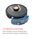 Yui S7 NoMopZone Özellikli Akıllı Robot Vacuum & Mop Süpürge Siyah(YUI TÜRKİYE GARANTİLİ)