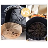 Yui,Xiaomi,Philips,Arzum,Tefal,Kumtel Uyumlu XXL Hava Fritözü Airfryer Pişirme Kağıdı
