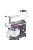 M120 Multi-fonksiyonel 3'ü Bir Arada Stand Mikser Kıyma Setli Ve Blender Özellikli Gri/Rose Gold