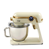 Easy Chef M123 1800w Güç 7l Hazne Stand Mikser Krem Gold